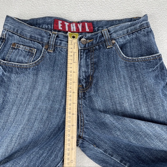Vintage Ethyl Jeans - Size 30/31 Med Wash Women’s EUC Grunge Y2K - Picture 3 of 7